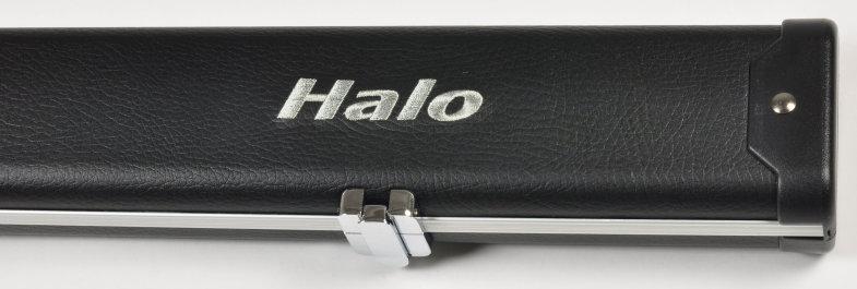 Peradon Halo One-piece Black Leather Effect Case (Wide) (Close Up, Closed)